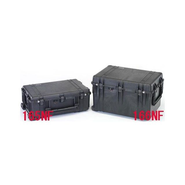 ESCO 725x455x270mm/内寸 防水ケース（黒/ウレタン無） EA657-165NF エスコ 作業場工具