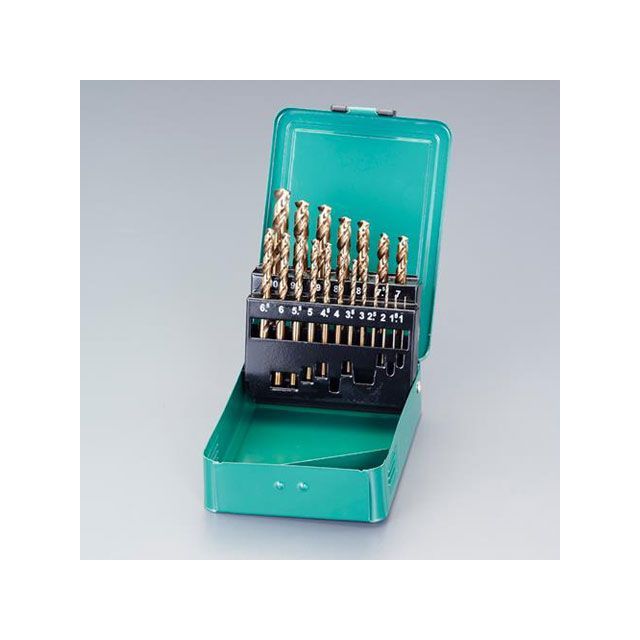 ESCO 1.0-10.0mm/19本組 ストレートドリル（CO-HSS） EA683TB-19 エスコ 切削工具 6,674円