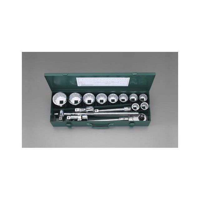 ESCO 3/4”DR ソケットレンチセット（ミリサイズ） EA687EA エスコ ハンドツール