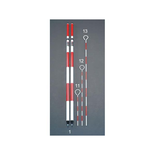 ESCO 60cm ピンポール（10本） EA720MF-12 エスコ 計測機器