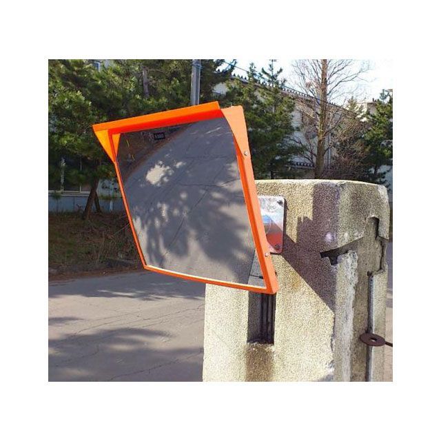 ESCO 500x600mm 凸面ミラー（角型・壁面用/アクリル製） EA724ZY-6 エスコ ハンドツール｜パークアップ 店