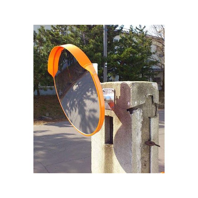 ESCO φ600mm 凸面ミラー（丸型・壁面用/ステンレス製） EA724ZY-101 エスコ ハンドツール