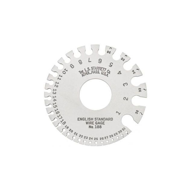 ESCO ワイヤーゲージ（English Standard） EA725SD-21 エスコ 計測機器