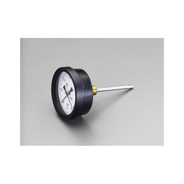 ESCO 0- 120℃/0-0.6MPa/φ88粍 水高計（横型） EA729PA-2 エスコ 価値付ける計器