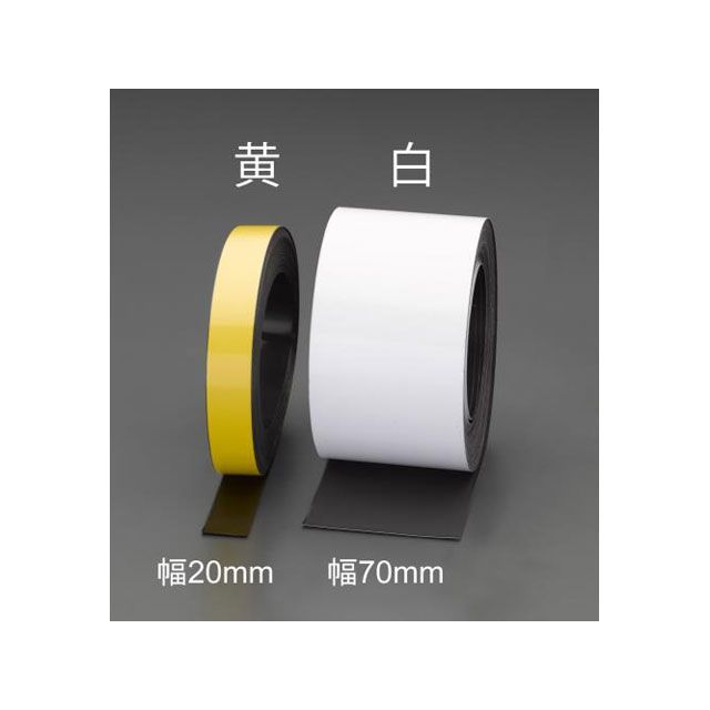 ESCO 50mmx10m 磁石一巻き（白いこと/白いことゲーム盤型） EA781EP-63 製造業者店卸し資産あり エスコ 制作室手道具