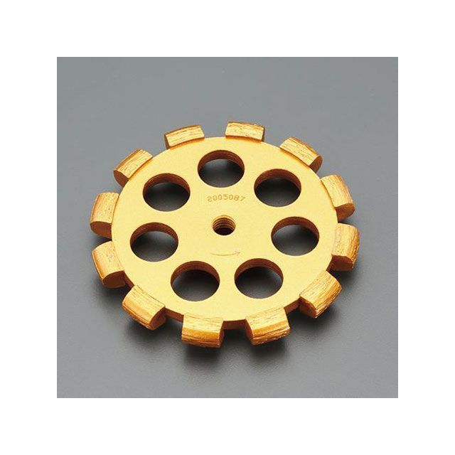 ESCO φ100x10mm ダイヤモンドカッター（U溝/ネジ付） EA809-123 エスコ 電動工具