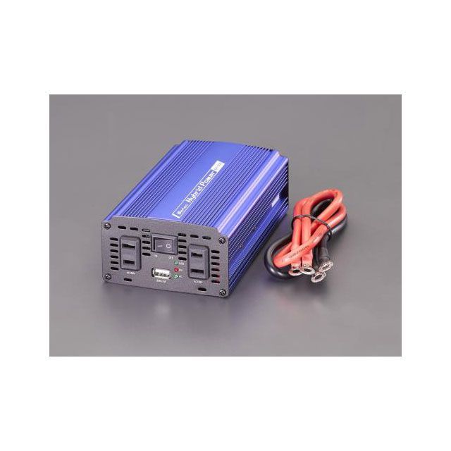 ESCO DC12V→AC100V/450W インバーター EA812JA-5BB エスコ 洗車・メンテナンス