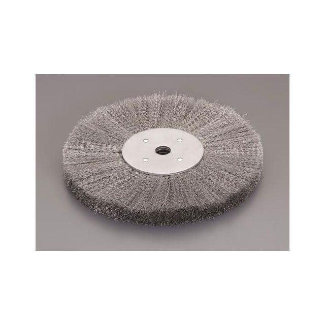 ESCO 250mm/19.0mmワイヤーホイール（フランジロック式/スチール製） EA818-263 エスコ 電動工具
