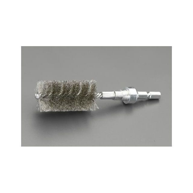 ESCO 50x50mm 6角軸 ワイヤーブラシ（ステンレス線） EA819BT-128 メーカー在庫あり エスコ 電動工具