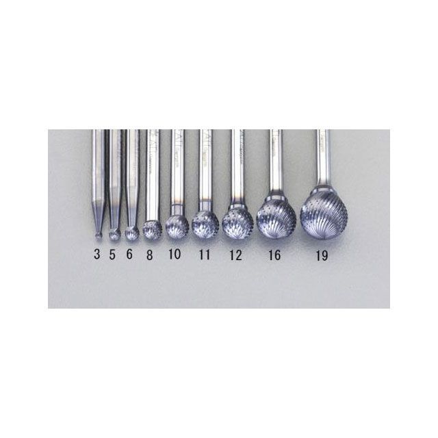 ESCO 19x17.1mm/6mm軸 Coated 超硬バー EA819VH-19 エスコ 切削工具