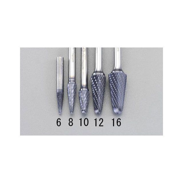 ESCO 16x33mm/6mm軸 Coated 超硬バー EA819VC-16 エスコ 切削工具