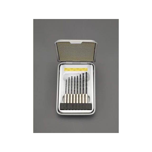 ESCO 2.5-4.2mm/8本組 六角軸ドリル（HSS） EA824BH-100 エスコ 電動工具