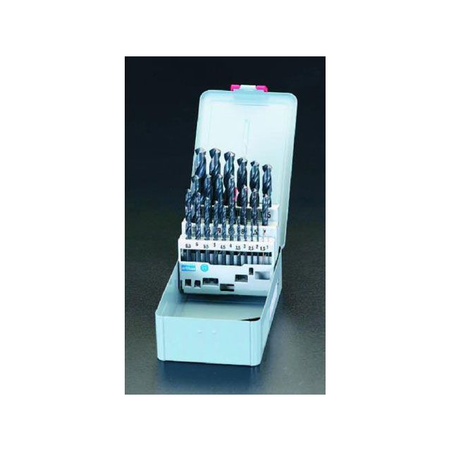 ESCO 1.0-13.0mm/25本組 ストレートドリル（HSS） EA824N-25 エスコ 切削工具｜パークアップ 店 29,765円