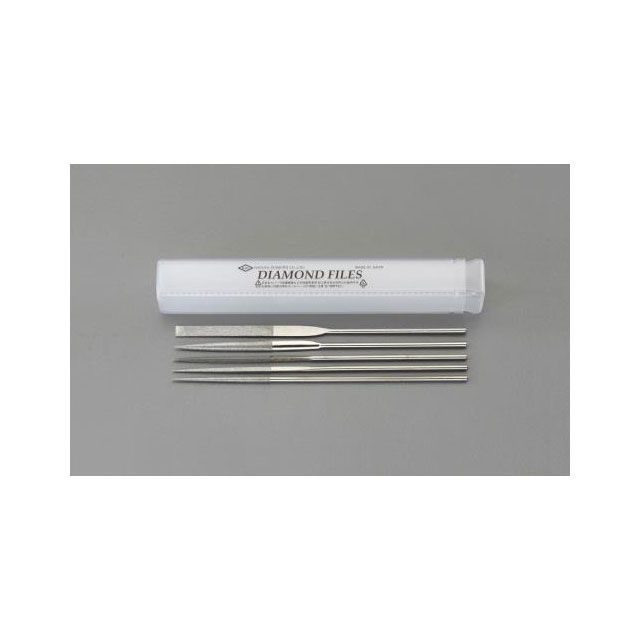 ESCO 180mm/#150 ダイヤモンドヤスリ（精密・5種・5本組） EA826NA-8 エスコ 切削工具｜パークアップ 店