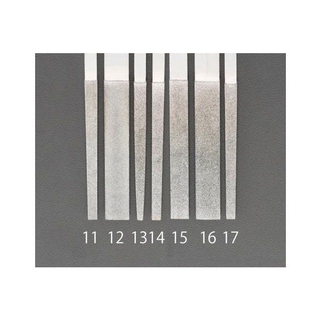 ESCO 8.45x0.65mm/#200 ダイヤモンドヤスリ（先薄 平） EA826VG-16 エスコ 切削工具