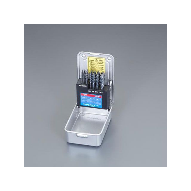 ESCO M3-M12 スパイラルタップセット（SUS用） EA829DS-6 エスコ ハンドツール
