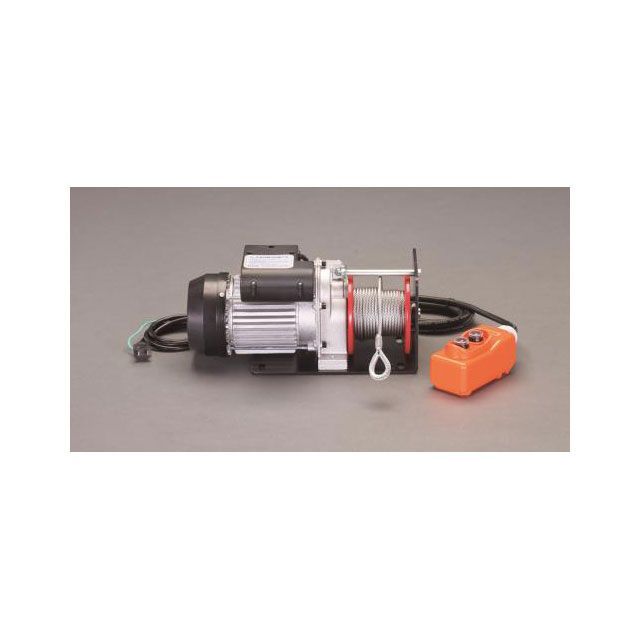 ESCO AC100V/100kg 電動ウィンチ EA840BH エスコ 作業場工具