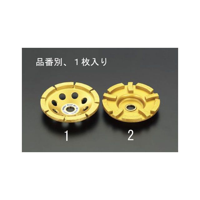 ESCO 100粍 みがき上げる用金剛石車輪 EA843A-2 製造業者店卸し資産あり エスコ 電動手道具