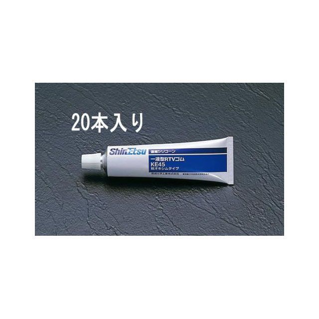 ESCO 100g シリコ－ンシーラント（白いこと/20本） EA930M-1B エスコ 制作室手道具