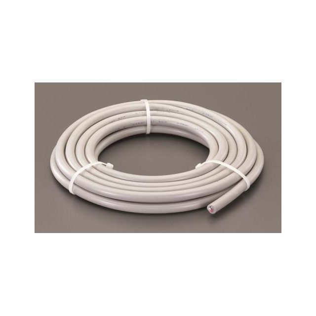 ESCO 3.5 粍2x20m/4芯 ビニールキャブタイヤケーブル EA940AG-676 エスコ 電動手道具