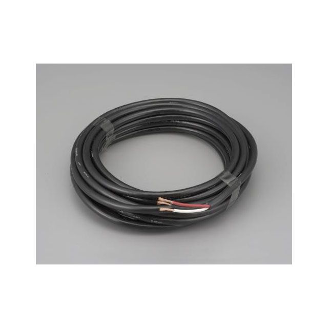 ESCO 1.25粍2x30m/3芯 2種EP天然ゴム キャブタイヤケーブル EA940AY-13 エスコ 電動物の具 手動工具-花・ガーデン・DIY-DIY・工具