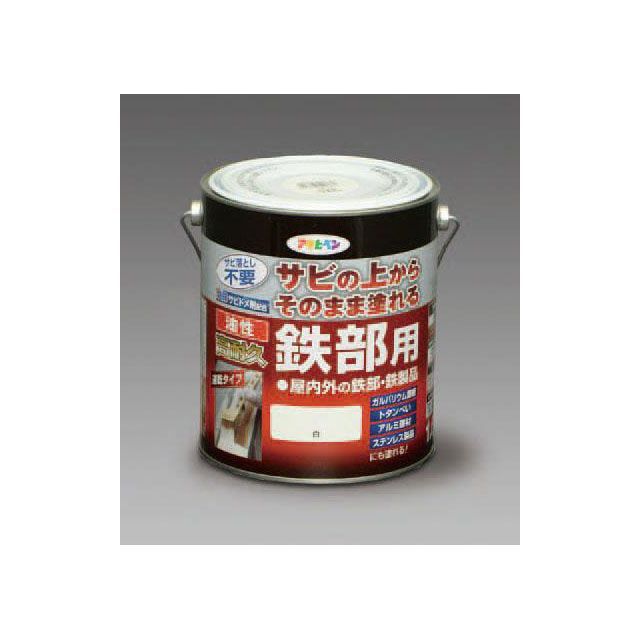ESCO 1.6L 油性 鉄用ペイント（ライトグリーン） EA942CG-67 エスコ 作業場工具