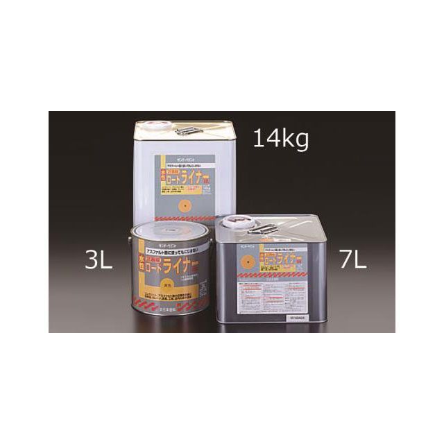 ESCO 14kg 水溶性・路面印す絵の具（白） EA942EH-81 エスコ 制作室手道具