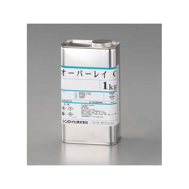 ESCO 1.0kg 油性螢光絵の具上塗り剤 EA942EW-36 エスコ 制作室手道具