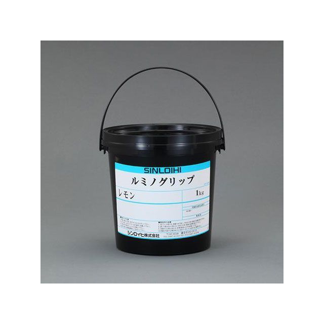 ESCO 1.0kg 上滑り打ちきり絵の具（螢光檸檬） EA942EW-61A 製造業者店卸し資産あり エスコ 制作室手道具