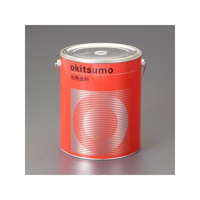 ESCO 3.0kg/300℃ 防錆耐熱塗料（シルバー） EA942FE-2 エスコ 作業場工具