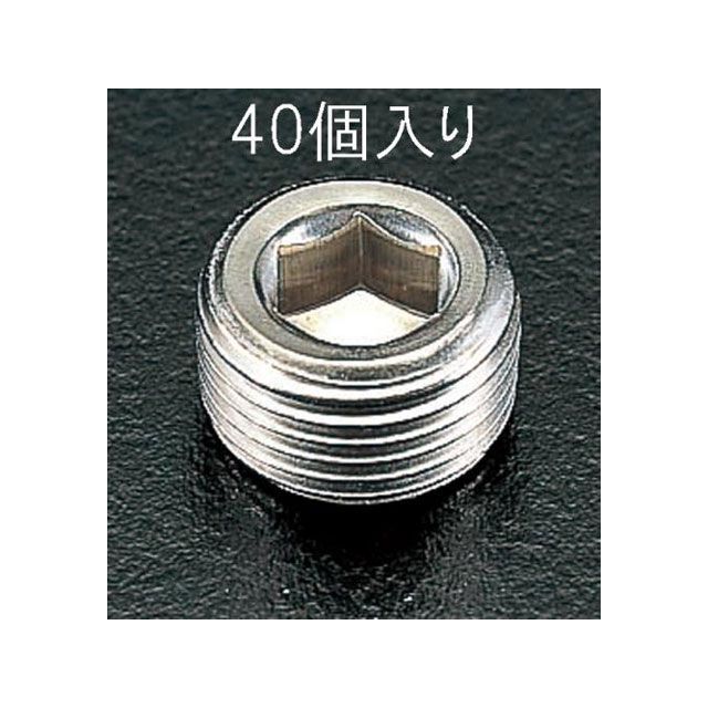 ESCO R 3/8” テーパーねじ繋ぎ（ステンレス鋼製/40個） EA949GP-3 エスコ お手々物の具