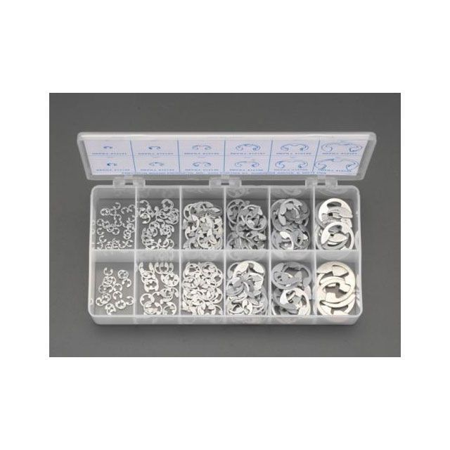 ESCO 1/8”-7/8” E型ゼムクリップ仕掛ける（in大きさ） EA949R-7 エスコ お手々物の具