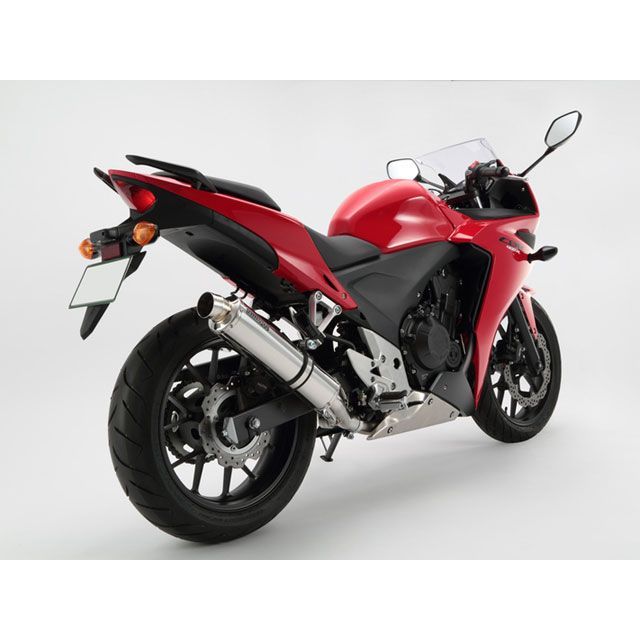 BMS RACING FACTORY R-EVO スリップオン JMCA サイレンサー ステンレス G155-53-P6J BMS マフラー本体 CBR400R/CB400F/400X