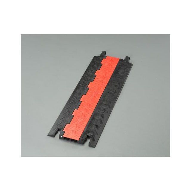 ESCO 914x303x32mm ケーブルプロテクター（2溝/低床型） EA983PG-2 エスコ 電動工具