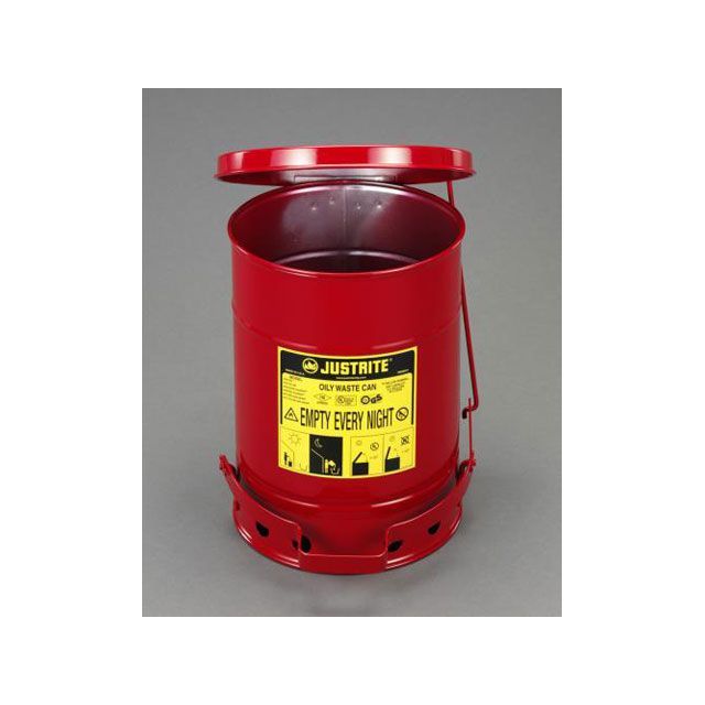 ESCO φ302x403mm/20L 工業用ダスト缶（セーフティー） EA991JS-2 エスコ 作業場工具