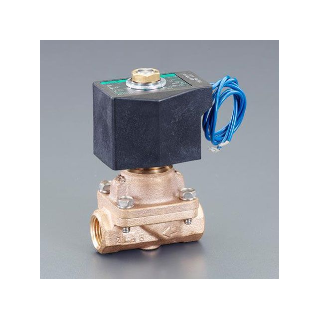 ESCO AC100V・Rc3/8” 2道のり電磁弁（飛行士蹴りつける式） EA153HC-3 エスコ 制作室手道具