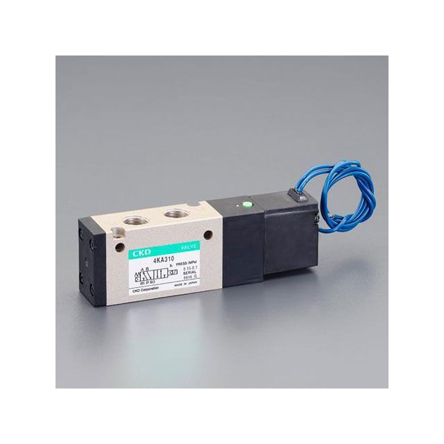 ESCO AC100V・Rc3/8” 5方向電磁弁（ダイレクト配管） EA153HL-7 エスコ 作業場工具 12,386円