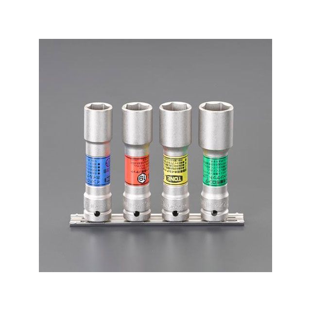 ESCO 1/2”DR 薄型ロングインパクトソケットセット（車輪中毒者用） EA164GT-104 エスコ お手々物の具