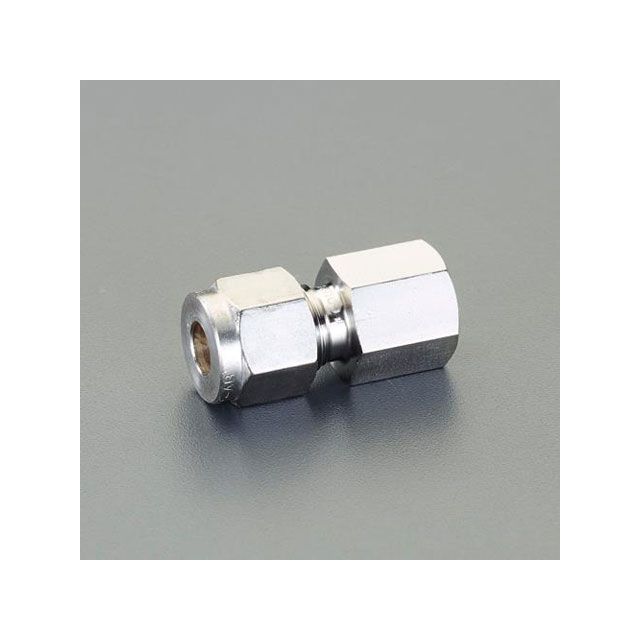 ESCO 3/8”xG3/8” 雌単位労働組合（ステンレス鋼製） EA425DV-8 エスコ 制作室手道具