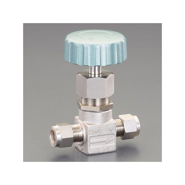 ESCO 1/2” 針弁膜（ステンレス鋼製） EA470CP-4 エスコ 細工所物の具 DIY・工具-工具セット-手動工具