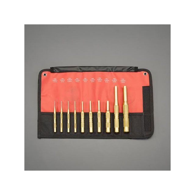 ESCO 10本組 ピンポンチ絵（金管楽器製） EA572MJ エスコ お手々物の具