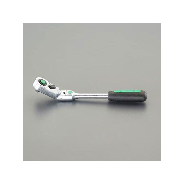 ESCO 1/4”DR/170mm ラチェットハンドル（首振型） EA617XR-41 エスコ ハンドツール