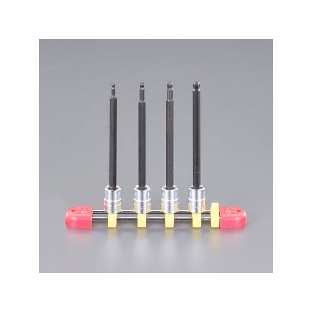 ESCO 1/4”DRx3-6mm Ball-Hex ロングビットソケットセット EA618NT-200 エスコ ハンドツール