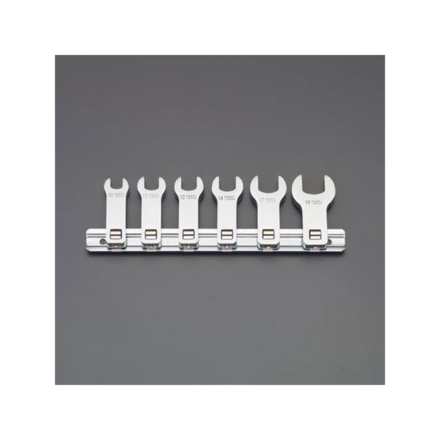 ESCO 3/8&rdquo;DR/6個組 クロウフットレンチセット（ロング） EA618VJ エスコ ハンドツール｜パークアップ 店