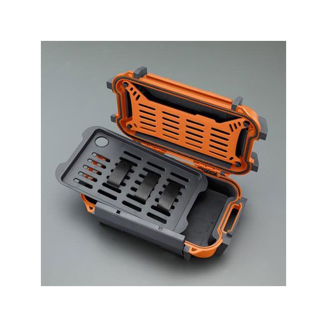 ESCO 194x119x 48mm/内寸 防水ケース（橙） EA657MC-40 エスコ 作業場工具｜パークアップ 店