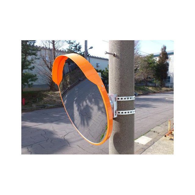 ESCO φ800mm 凸面ミラー（丸型・電柱用/アクリル製） EA724ZY-12 エスコ ハンドツール