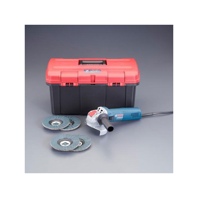 ESCO 125mm/750W ディスクグラインダーセット（X-LOCK用） EA809BV-50 エスコ 電動工具