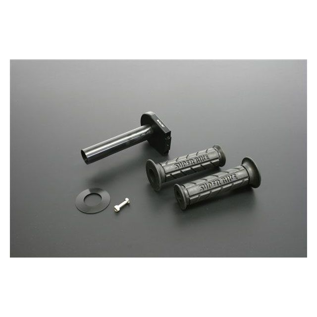 ACTIVE スロットルキット ホルダー：タイプ3/ブラック 巻取φ40 メッキ金具 1063472 アクティブ グリップ関連パーツ GSX-R1000 GSX1300R｜パークアップ 店