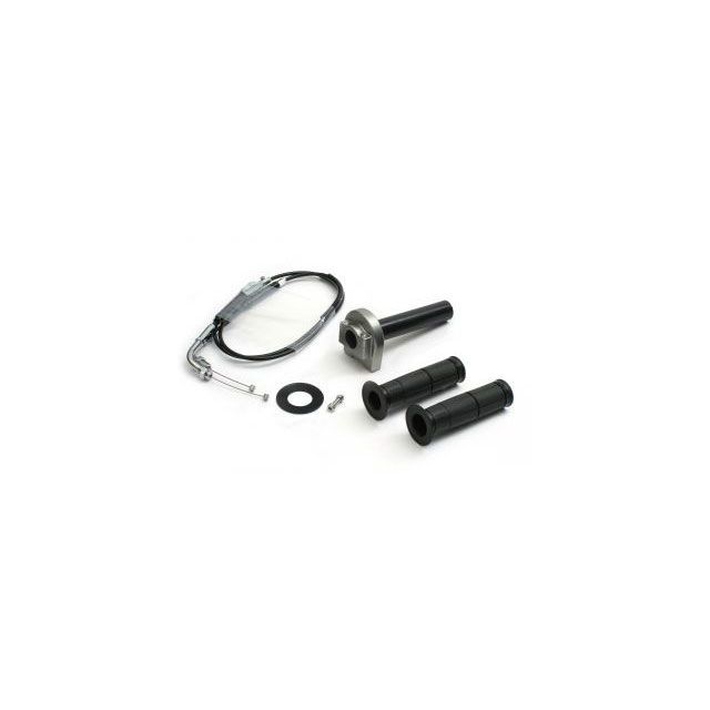 ACTIVE スロットルキット ホルダー：タイプ1/ガンメタ 巻取φ40 ステン金具 1071111SU アクティブ グリップ関連パーツ Z900RS CAFE｜パークアップ 店