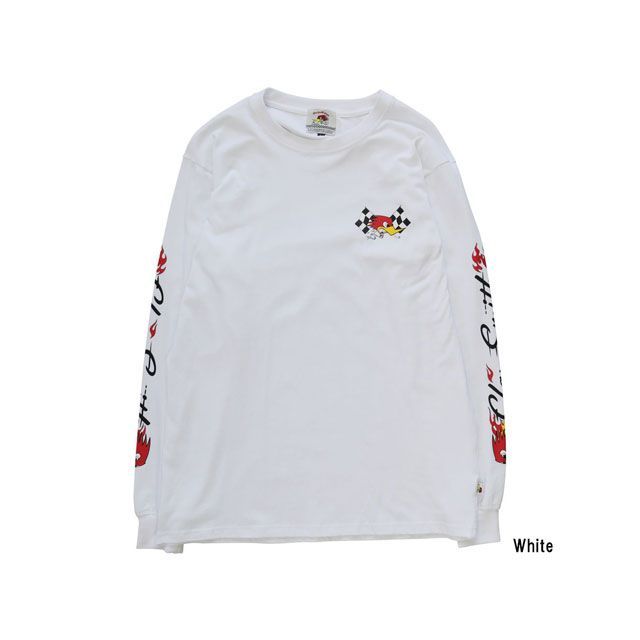 Clay Smith 2021-2022秋冬モデル CSY-1733 Rizzo ロングスリーブ Tシャツ（ホワイト） サイズ M CSY-1733 クレイスミス カジュアルウェア